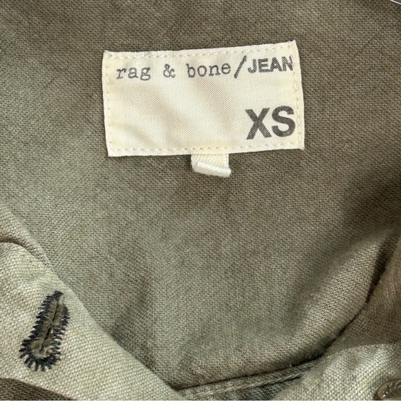 Rag & Bone Chamberlain Army Canvas Jacket XS - Picture 10 of 10